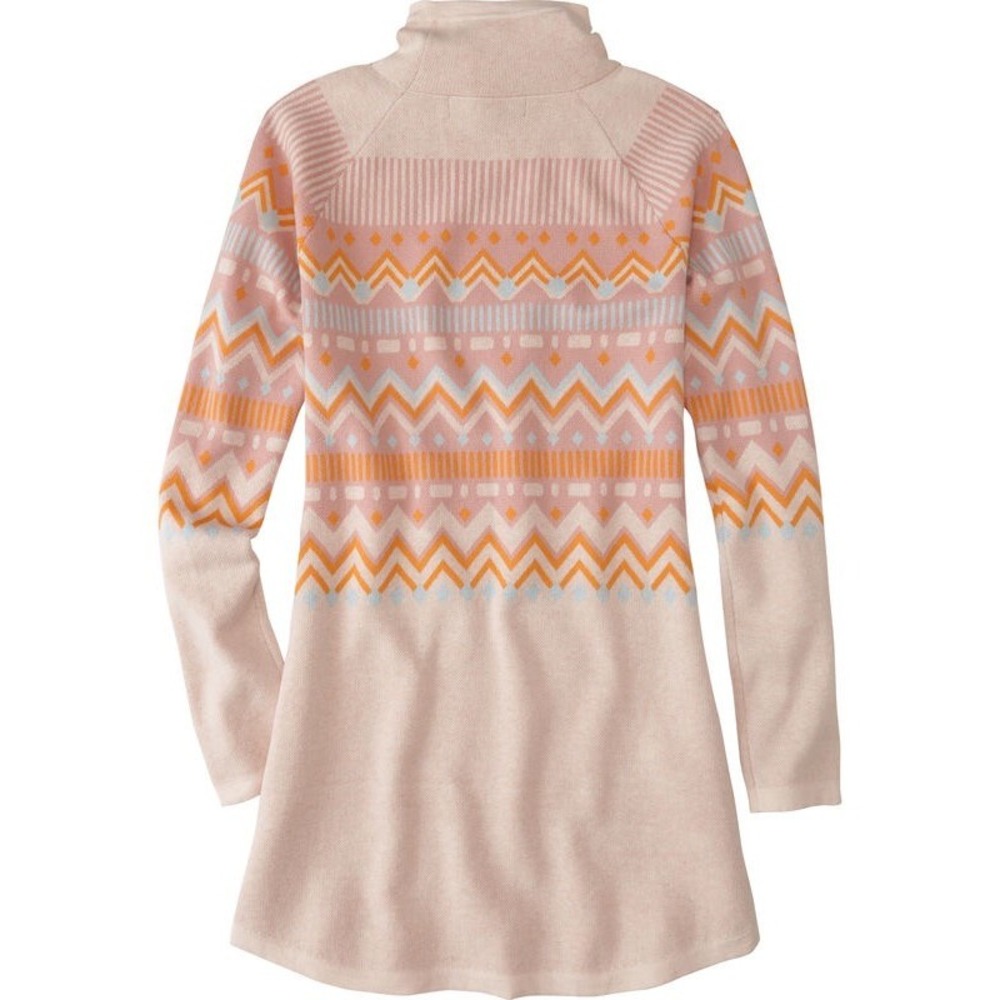 TITLE NINE Barra Tunic Sweater Fair Isle Elderflower Fairisle Mock Neck Medium - Picture 12 of 15